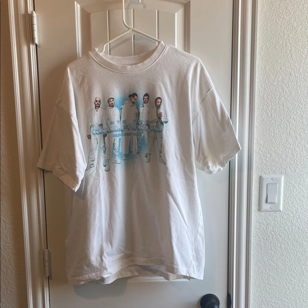 Backstreet Boys White Graphic Short Sleeve Shirt - Picture 2 of 4